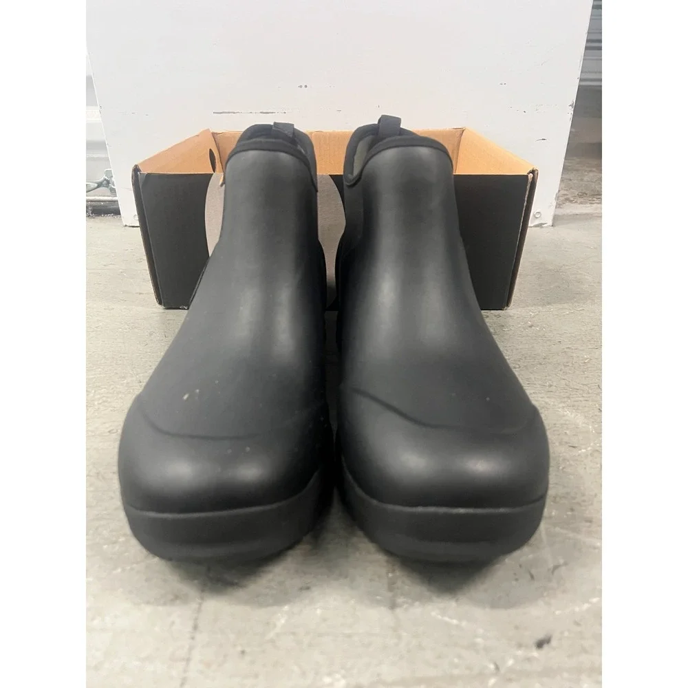 Bogs Sauvie Chelsea‎ II 73110-001 Boots Mens 11 Black Slip-Resistant Waterproof